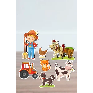 Çiftlik Konseptli Ayaklı Pano Seti