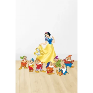 Pamuk Prenses ve Yedi Cüceler Ayaklı Pano Seti