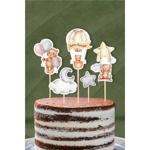 Ayıcık Temalı Pasta Süsü Seti