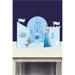 Frozen Parçalı Ayaklı Pano 3Boyutlu (Masa Üstü) * Kalın Kağıt