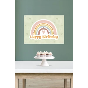 Good Vibes Temalı Doğum Günü * Branda Afiş 50x70 cm