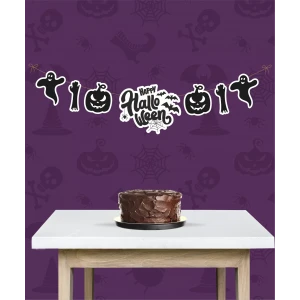 Cadılar Bayramı Halloween Büyük Banner *Kalın Kağıt 150cm