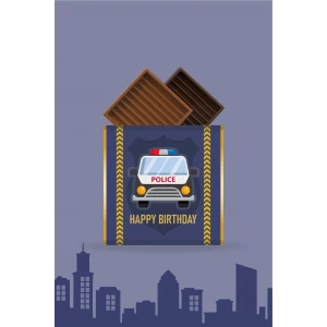 Polis Temalı Çikolata Sargısı *20li