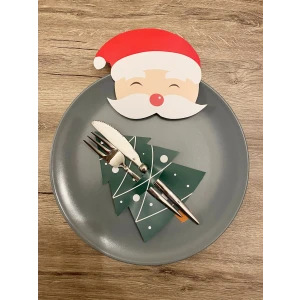 Yılbaşı Christmas Servis Süsleri 6 Kişilik