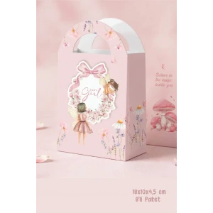 Peri Kız Temalı Çanta 18x10 cm *8li Paket