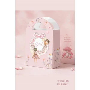 Peri Kızı Teması Mini Çanta 12x7 cm 8li Paket