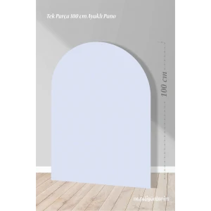 Açık Mavi Soft Ayaklı Pano Arka Fon 100 cm | Tasarım | Kapı | Oda | Dekor