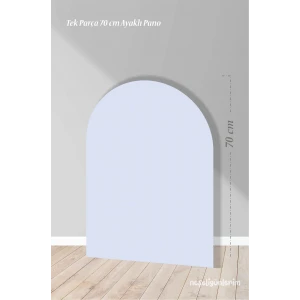 Açık Mavi Soft Ayaklı Pano Arka Fon 70 cm | Tasarım | Kapı | Oda | Dekor