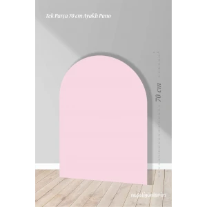 Açık Pembe Soft Ayaklı Pano Arka Fon 70 cm | Tasarım | Kapı | Oda | Dekor