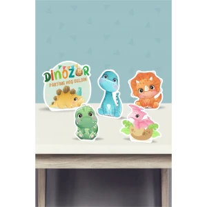 Baby Dinozor Teması Ayaklı Pano Set (Masa Üstü) *Kalın Kağıt