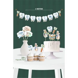 İlk Dişim Çıktı Peter Rabbit Temalı - Diş Buğdayı Seti