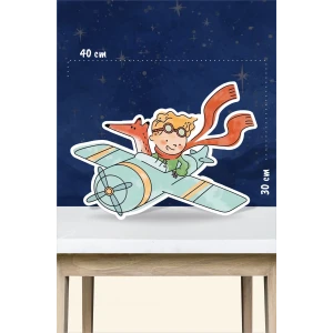 Küçük Prens Little Prince Temalı - 30x40 cm Ayaklı Pano