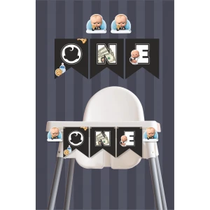 Patron Bebek Boss Baby Temalı ONE banner *Kalın Kağıt
