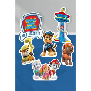 Paw Patrol Temalı Doğum günü * Ayaklı Pano Seti