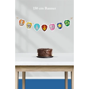 Paw Patrol Temalı Büyük Banner *Kalın Kağıt 150cm