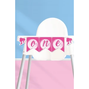 Pembe Kız Temalı ONE banner *Kalın Kağıt