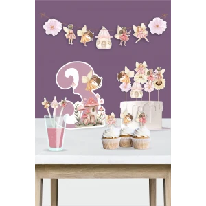 Peri Kızı Teması 3 Yaş Doğum Günü Seti