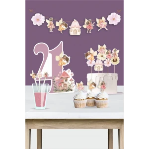 Peri Kızı Teması 4 Yaş Doğum Günü Seti