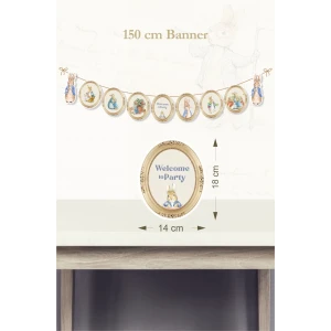 Peter Rabbit Tavşan Temalı Büyük Banner *Kalın Kağıt 150cm