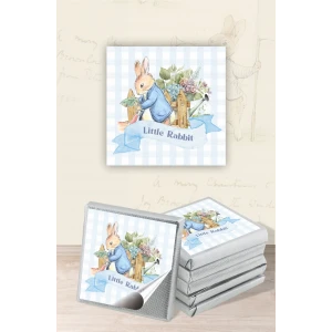 Peter Rabbit Tavşan Temalı Çikolata Etiketi * Sticker * 60 adet 4x4 cm