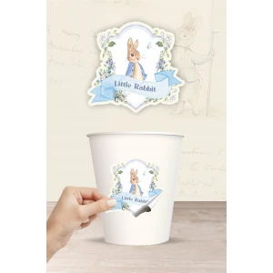 Peter Rabbit Tavşan Temalı Sticker (Etiket) ** Yapışkanlı Kağıt