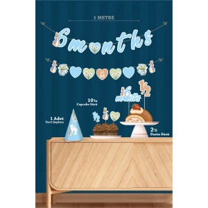 Peter Rabbit Tavşan Yarım Yaş Partisi Doğum Günü Seti 6 Months Party