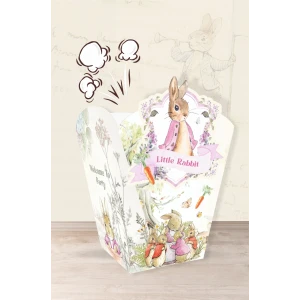 Pink Rabbit Pembe Tavşan Temalı * Popcorn (mısır) Kutusu *8li