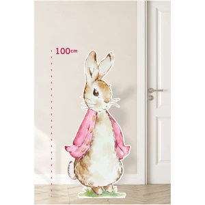 Pink Rabbit Tavşan Temalı 100 cm Ayaklı Pano | Dekor | Pembe