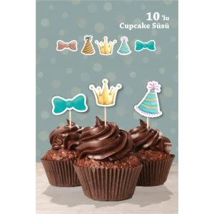 Safari Party Temalı Cupcake Süsü 10lu