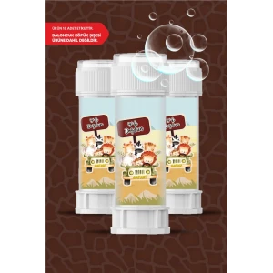 Safari Pastel Temalı - 18 Adet Köpük Baloncuk Etiketi