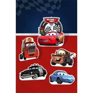 Şimşek Mcqueen Cars Temalı Doğum Günü * Ayaklı Pano Seti