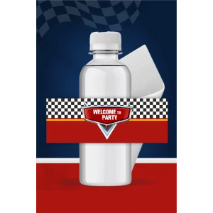 Şimşek Mcqueen Cars Temalı Doğum Günü * Peçete Sargısı 16lı