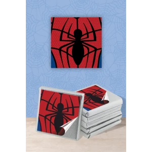 Spiderman Örümcek Adam Temalı Doğum Günü Çikolata Etiketi * Sticker 60 adet 4x4 cm