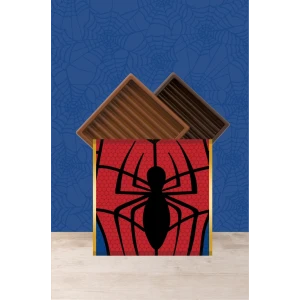 Spiderman Örümcek Adam Temalı Doğum Günü Çikolata Sargısı *20li