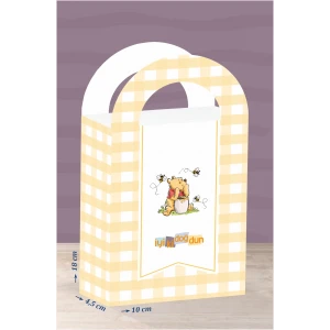 Winnie The Pooh Teması Çanta 18x10 cm *8li Paket