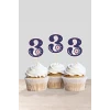 Denizci Temalı * 3 (üç) Yaşında Cupcake Süsü 10lu