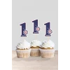 Denizci Temalı * 1 (bir) Yaşında Cupcake Süsü 10lu