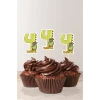 Dinozor Temalı * 4 (dört) Yaşında Cupcake Süsü 10lu
