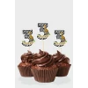 Safari Temalı * 3 (üç) Yaşında Cupcake Süsü 10lu