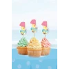 Summer Yaz Temalı * 1 Yaşında Cupcake Süsü 10lu