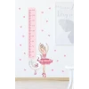 Balerin Boy Ölçer + 100 Adet Kalp Duvar Sticker
