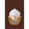 Safari Pastel Cupcake Sargısı 8li