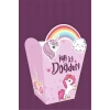 Unicorn Temalı Popcorn Kutusu (mısır) 8li