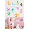 İngilizce Sayılar Eğitici Duvar Sticker 70x100 cm