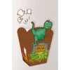 Dinozor Konsepti Popcorn Kutusu (mısır) 8li