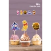 Winnie the Pooh Temalı Cupcake Süsü 20li