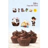 Korsan Konsepti Doğum Günü * Cupcake Süsü 20li