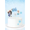 Frozen Karlar Ülkesi Pasta Süsü (Kalın Kağıt) * Doğum Günü