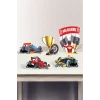Yarış Arabası Konseptli Ayaklı Pano Seti **(Masa Üstü) Kalın Kağıt