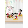 Mickey Mouse Ayaklı Pano Seti  (Masa Üstü) *Kalın Kağıt